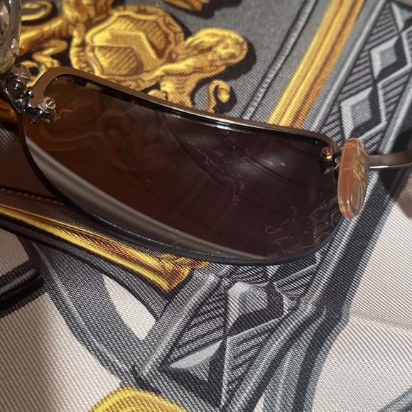 Fendi Zucca Buckle Unisex Sunglasses - Picture 9 of 9